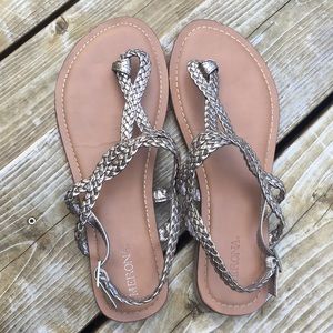 Merona Silver Sandals